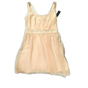 NWT Vintage Jump Girl Pale Peach Whimsigoth Fairy Dress Princess  13/14 junior/S